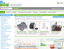 Tablet Screenshot of es.medwow.com