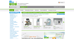 Desktop Screenshot of fr.medwow.com