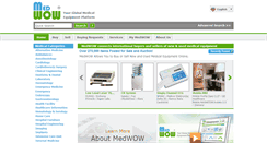Desktop Screenshot of medwow.com